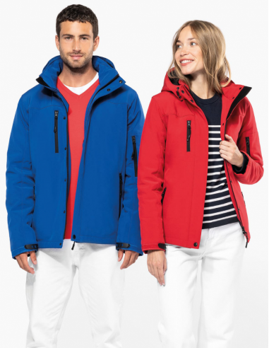 Parka softshell doublée capuche