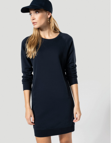 Robe coton bio en molleton Femme