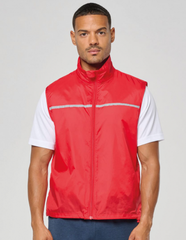 gilet d'entraînement dos filet Unisexe