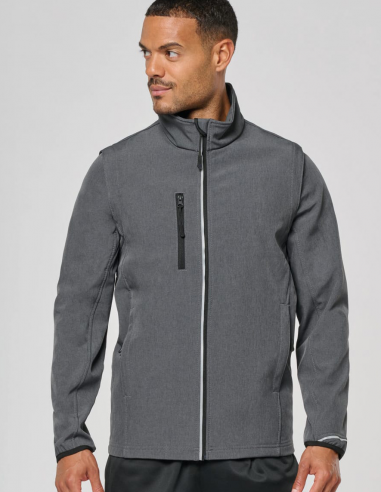Veste softshell manches amovibles...
