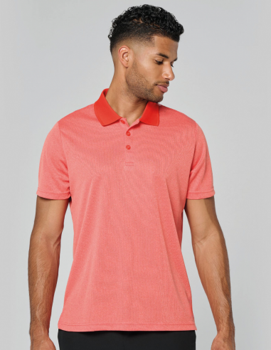 Polo chiné manches courtes