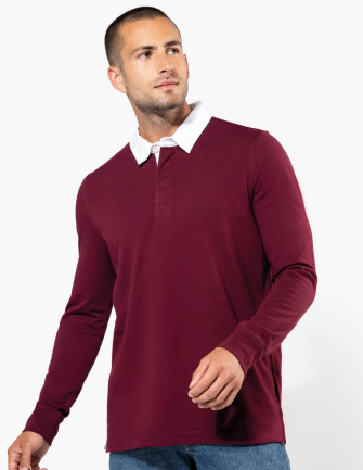 Polo rugby manches longues