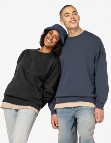 Sweat-shirt délavé oversize Unisexe