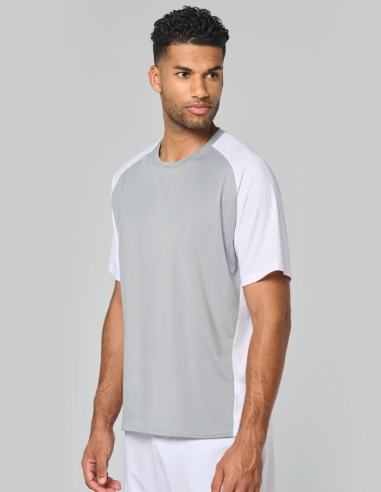 T-shirt bicolore à manches raglan Homme