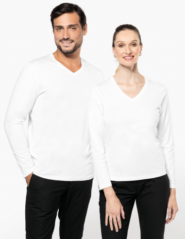 T-shirt coton Supima® Premium col V