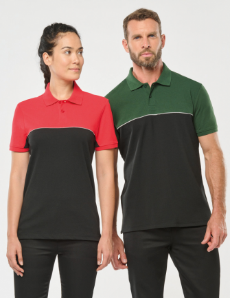 Polo bicolore...