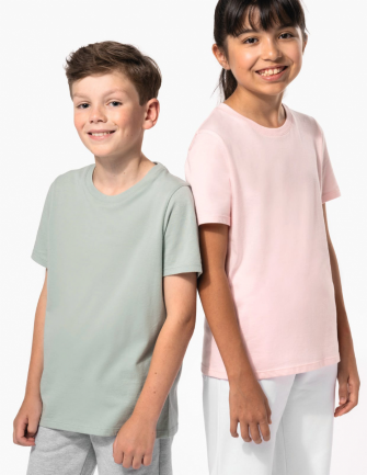 T-shirt coton bio col rond...