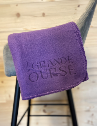 Plaid polaire avec housse