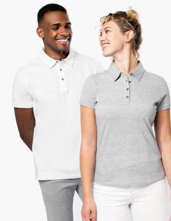 Polo jersey manches courtes