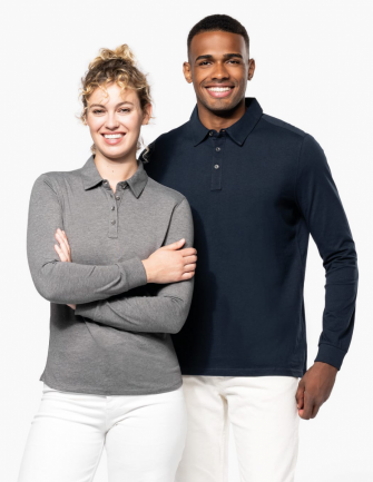 Polo jersey manches longues