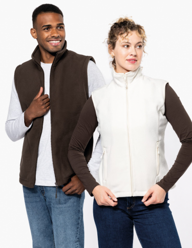 Gilet sans manches micropolaire