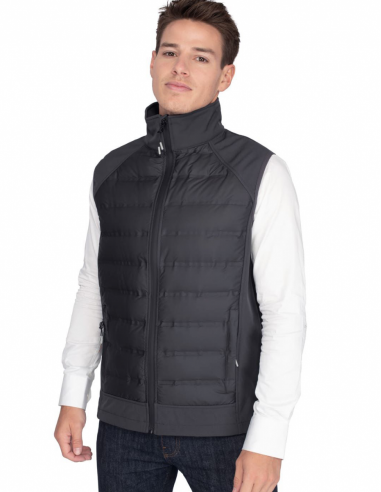 Bodywarmer hybride Softshell-Doudoune