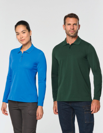 Polo antibactérien manches...