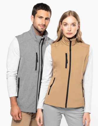 Bodywarmer softshell