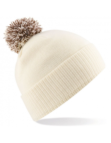 Bonnet pompon doublé
