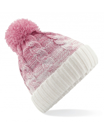 Bonnet ombré pompon 2