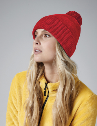 Bonnet pompon coton bio 2