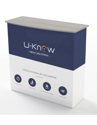 Comptoir d'accueil velcro 2