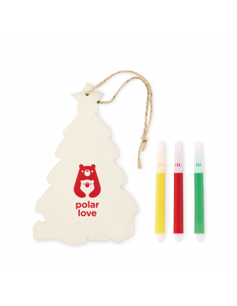 Sapin de Noël à colorier 2