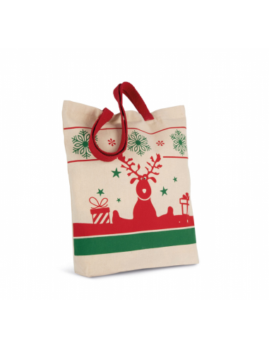 Sac shopping avec motifs de Noël