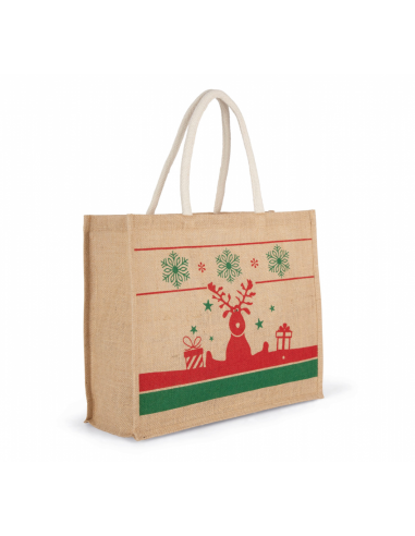 Sac shopping avec motifs de Noël Sac shopping avec motifs de Noël