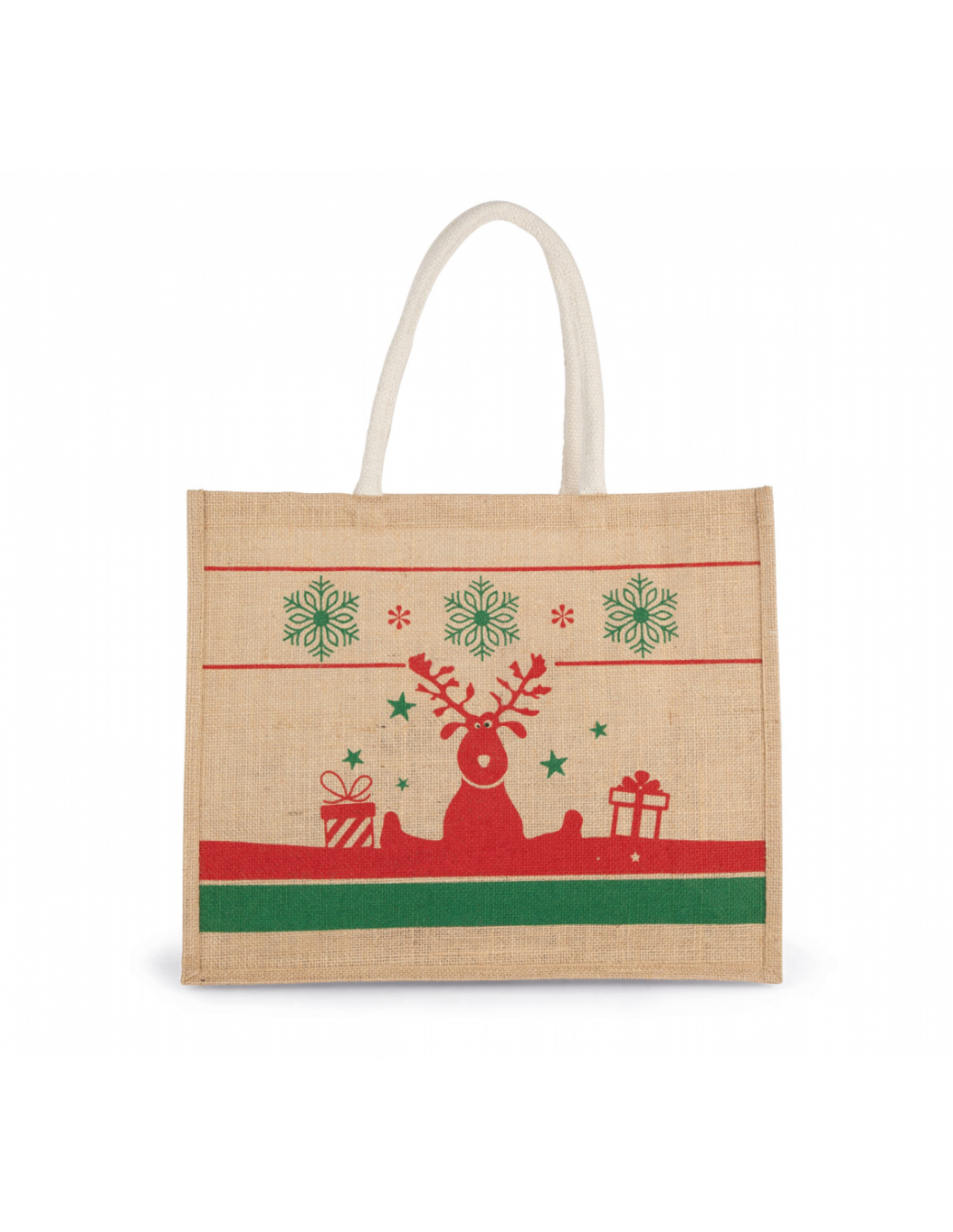 Sac shopping avec motifs de Noël Sac shopping avec motifs de Noël
