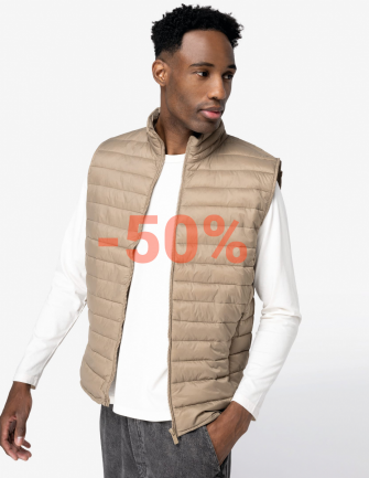 Bodywarmer recyclé léger