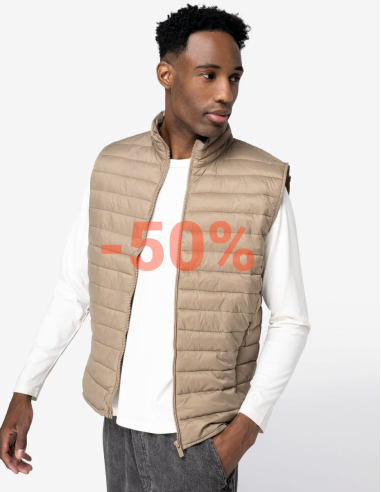 Bodywarmer recyclé léger