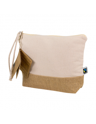 Pochette coton et jute 2
