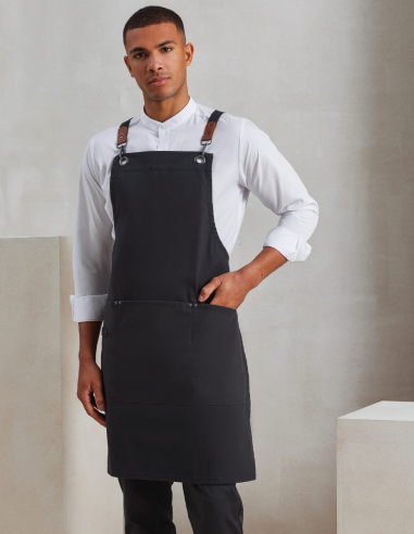 Tablier bavette bretelles croisées