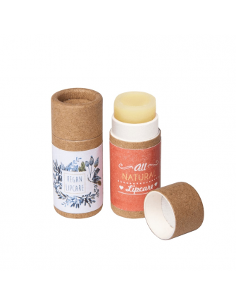 Mini stick à lèvres en carton