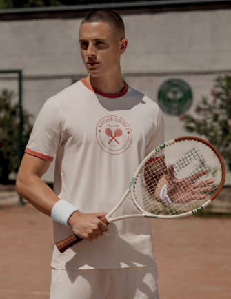 T-shirt bords contrastés