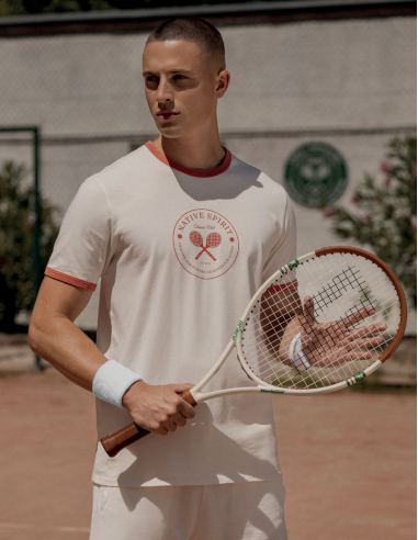 T-shirt bords contrastés