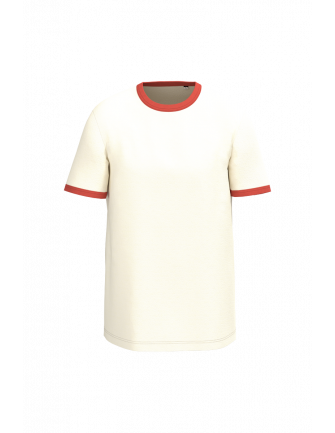 T-shirt bords contrastés 2