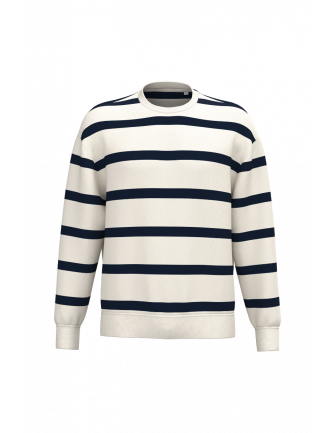 Sweat-shirt à rayures Unisexe 2