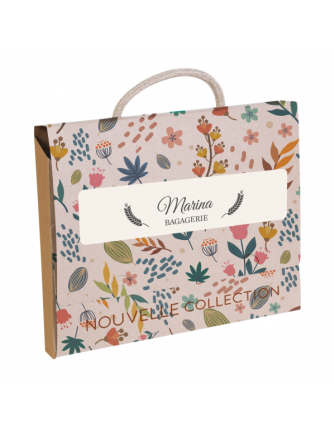 Valisette carton recyclé