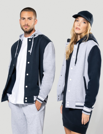 Blouson Teddy à capuche...