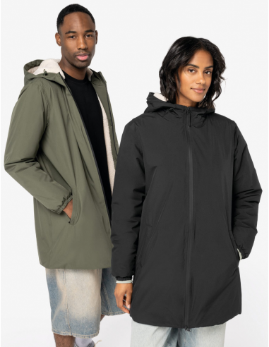 Veste imperméable doublée sherpa Unisexe