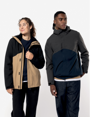 Parka 3-en-1 imperméable Unisexe