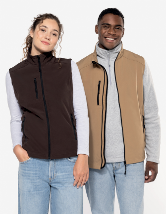 Bodywarmer softshell