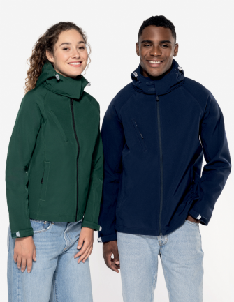 Veste softshell capuche