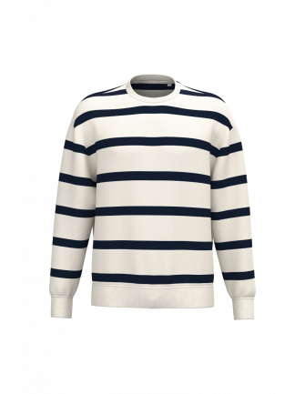 Sweat-shirt à rayures Unisexe 2