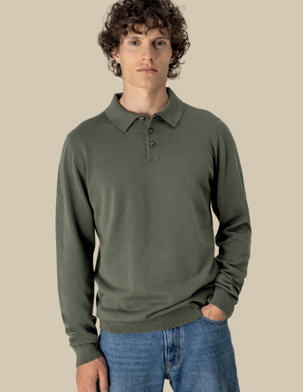 Polo manches longues Homme