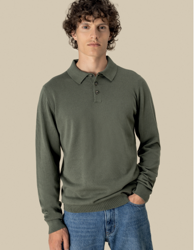 Polo manches longues Homme