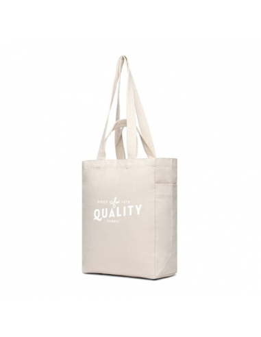 Tote bag avec zip en toile recyclée