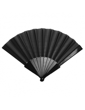 Éventail plastique et tissu 2