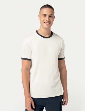 T-shirt bords contrastés
