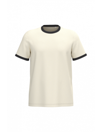 T-shirt bords contrastés 2
