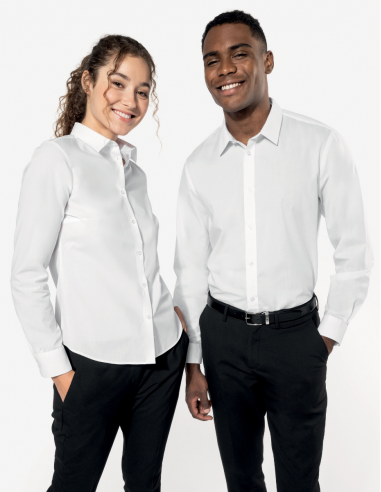 Chemise polycoton sans poche