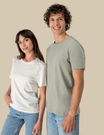 T-shirt coton bio et lin...
